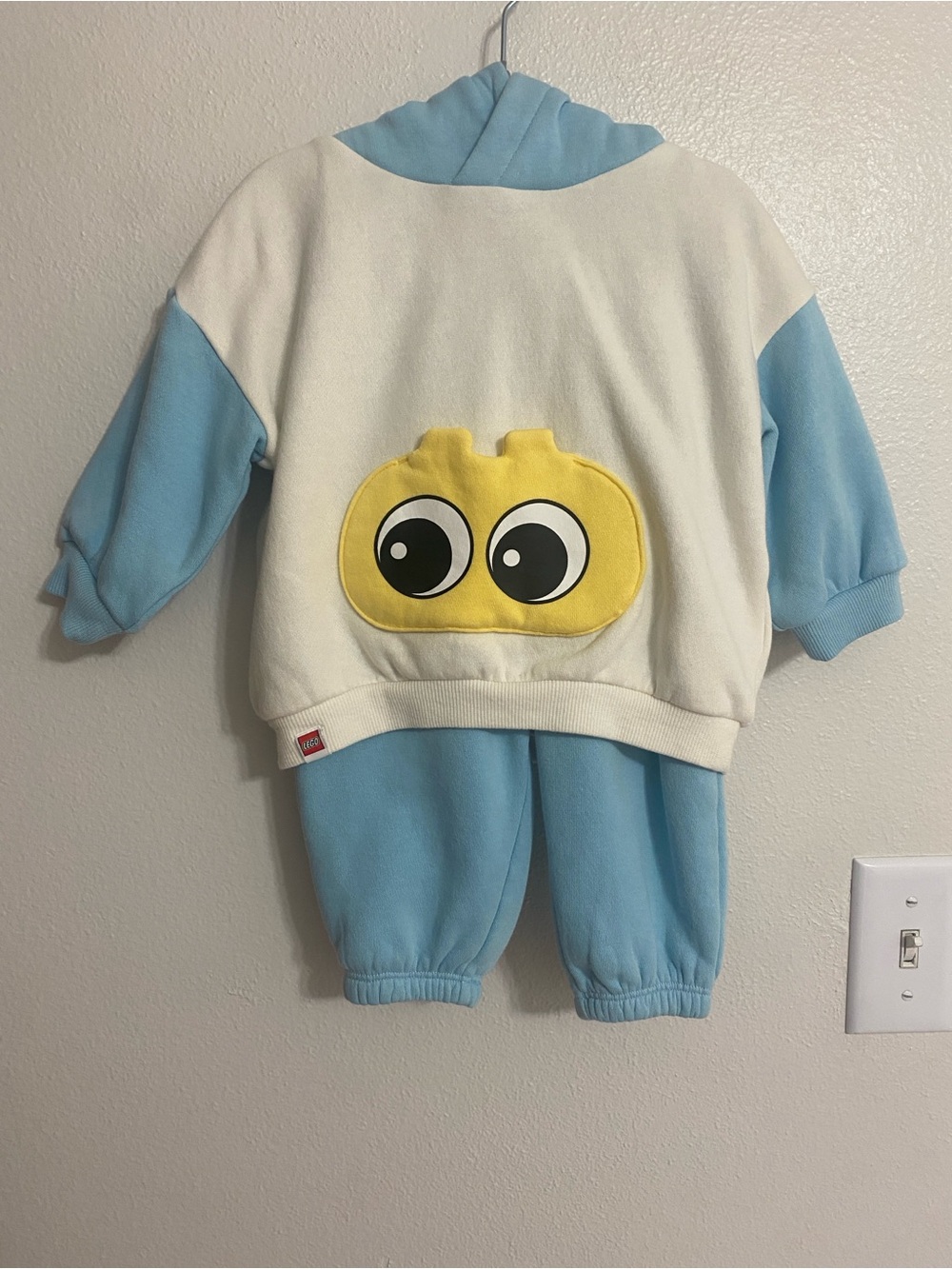 Lego Duplo H&M Light Blue & Cream Baby Hoodie and Matching Baby Blue Pants